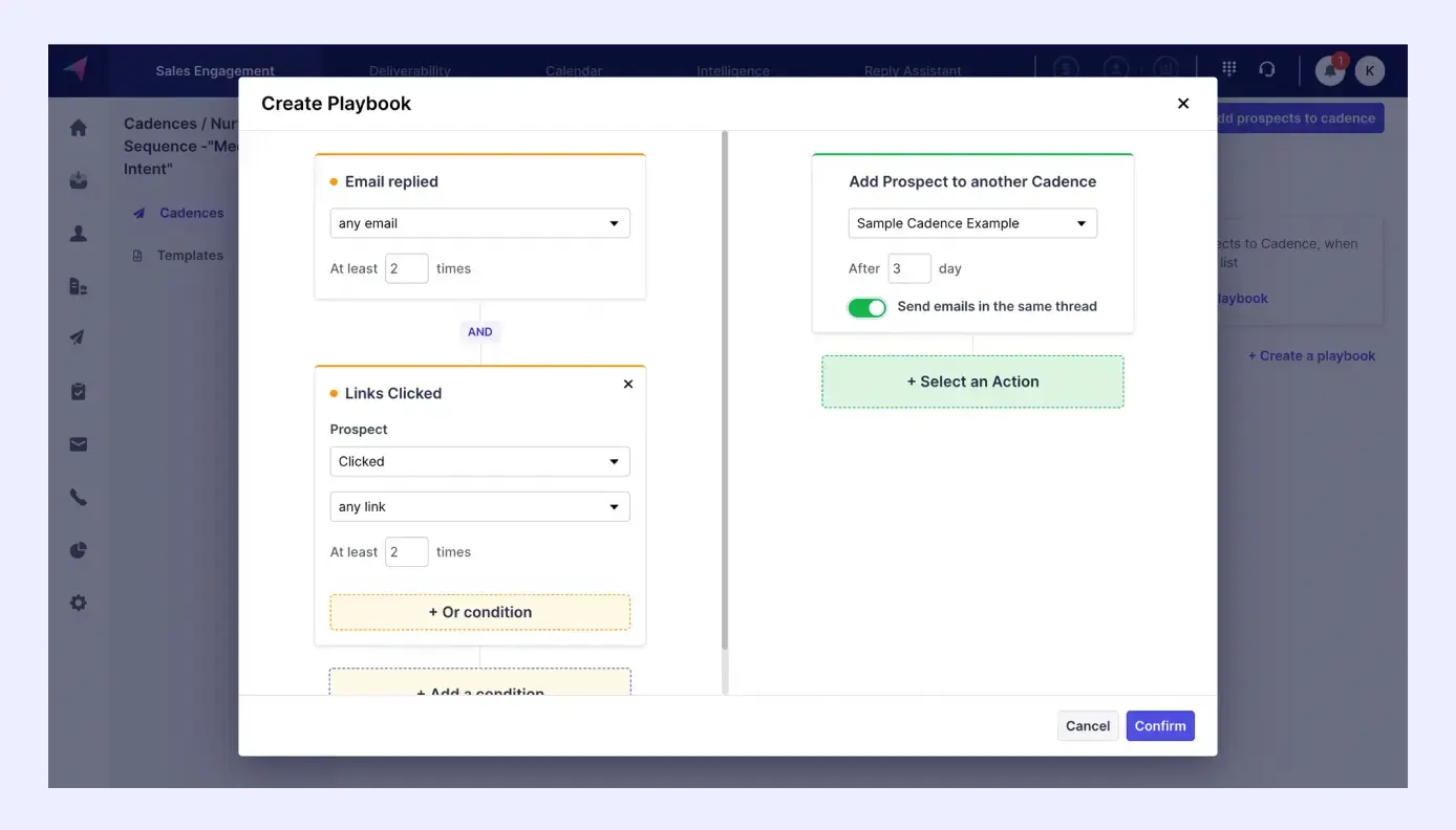 makes your follow-ups more effective by using Klenty's cadence playbooks