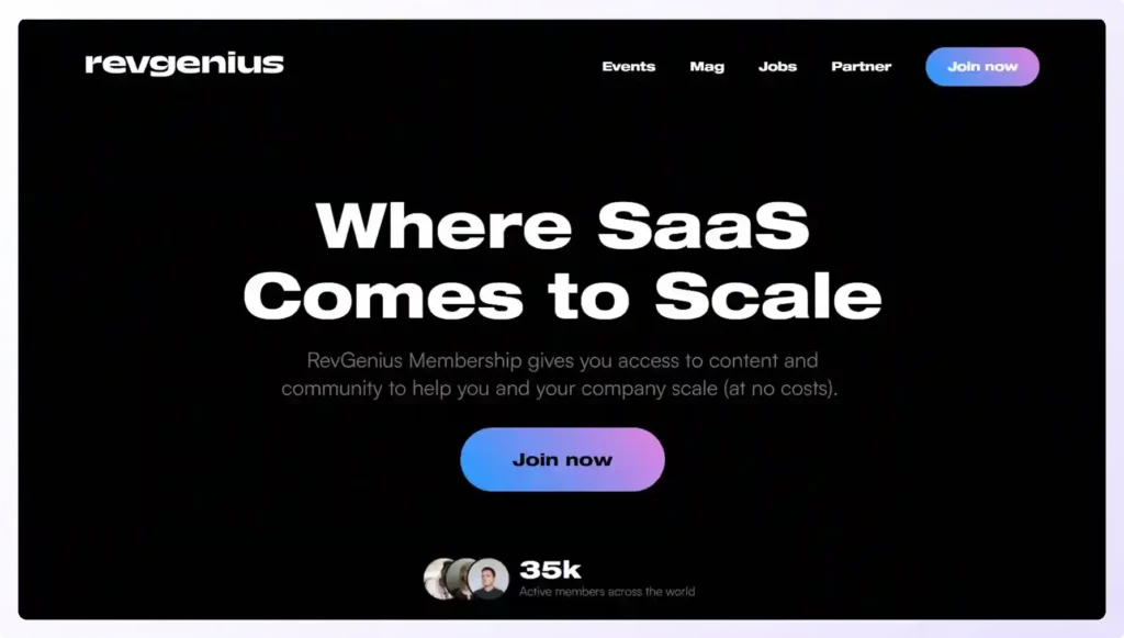 RevGenius Sales Communities