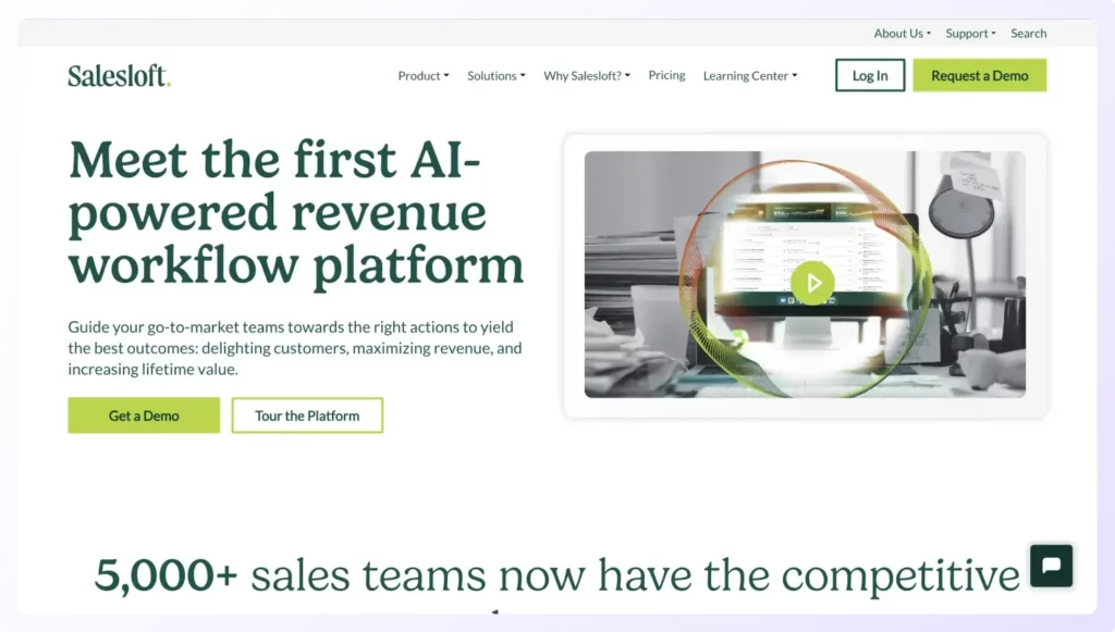 Salesloft is the top hubspot sequences alternatives